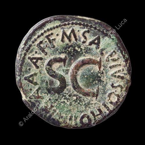 SC, Asse romano Imperiale del magistrato M. Salvius Otho