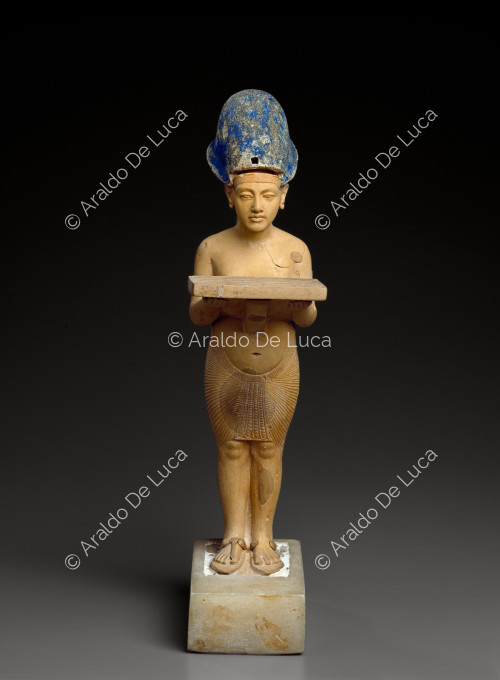 Statuette of Akhenaten offered