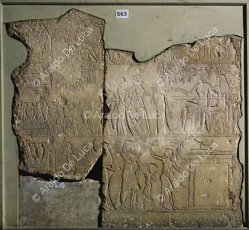 Fragmentos de relieve de la tumba de Ptahmay