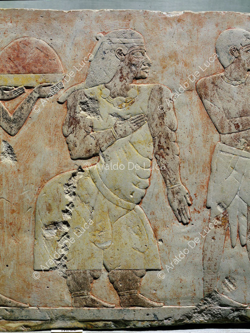 Fragments du relief de l'expédition du Pays de Punt (détail)