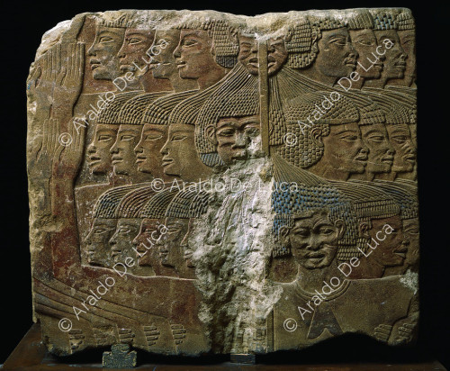 Fragment of relief with prisoners