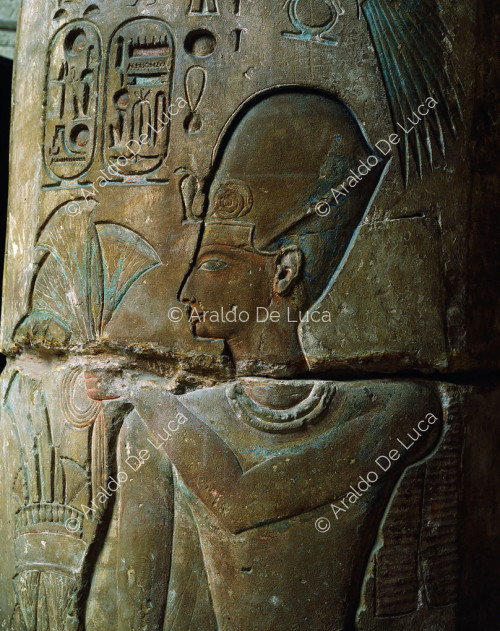 Säule mit dem Bildnis von Ramses II.