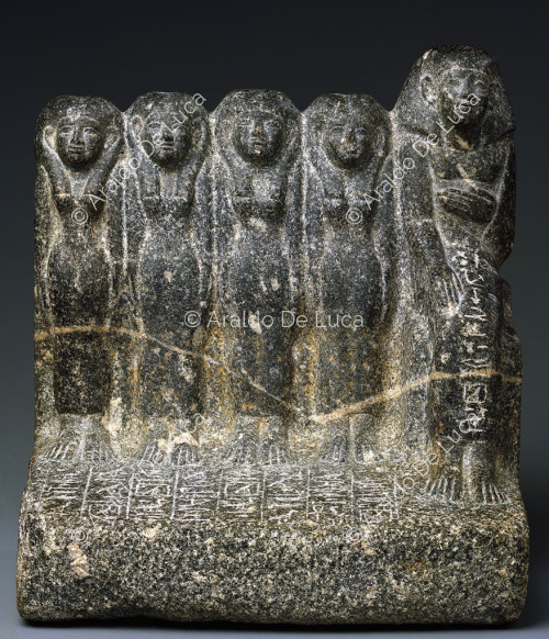 Statuengruppe mit Sobekhotep