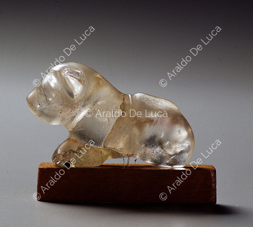 Figurina di felino (leonessa o pantera)