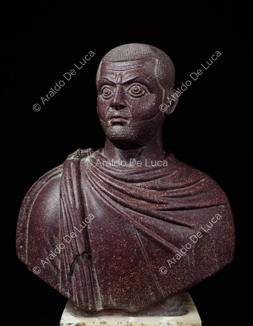 Imperial bust in porphyry