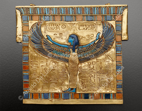Tesoro de Tutankamón. Pectoral que representa a la diosa Nut