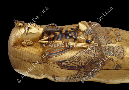 Tesoro di Tutankhamon. Sarcofago interno del Faraone