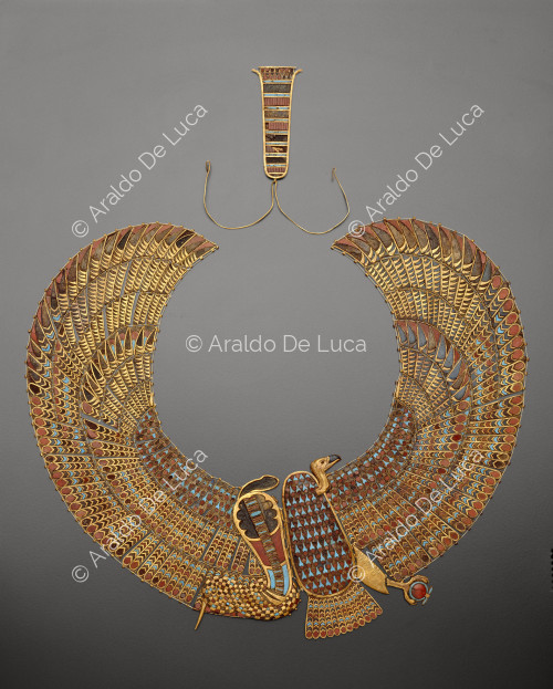Der Schatz des Tutanchamun. Halsband der beiden Damen (Uadjet und Nekhbet)