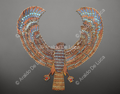 Trésor de Toutankhamon. Collier flexible d'Horus