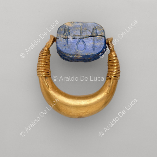 Treasure of Tutankhamun. Scarab ring