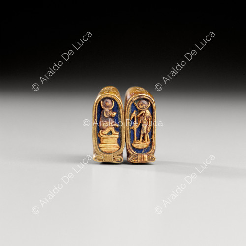 Treasure of Tutankhamun. Two-band ring with Thoth