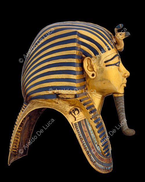 Tesoro de Tutankamón. Máscara funeraria