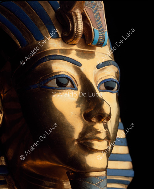 Tesoro de Tutankamón. Máscara funeraria