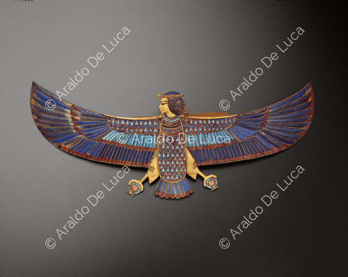 Treasure of Tutankhamun. Ba bird-shaped breastplate