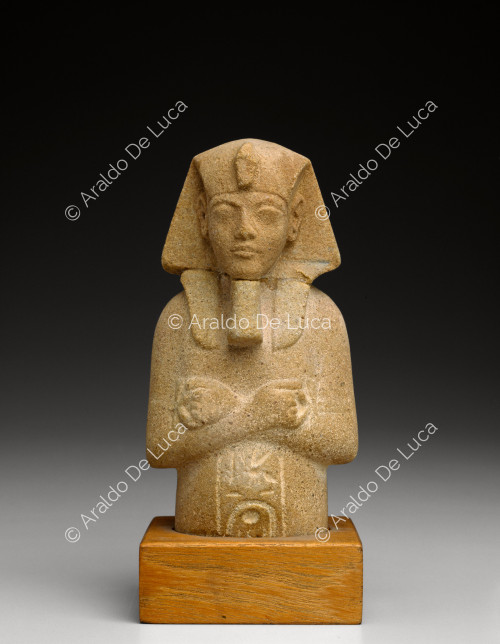 Fragment of a statue of an ushabti of Akhenaten