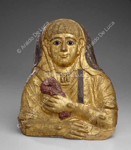 Máscara funeraria de una mujer llamada Ammonarin