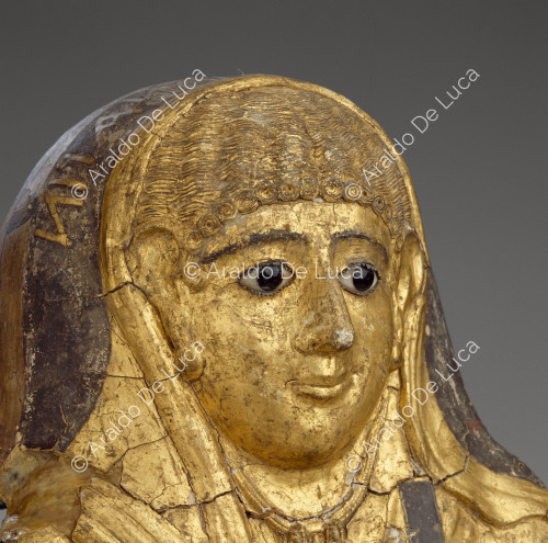 Trauermaske einer Frau namens Ammonarin
