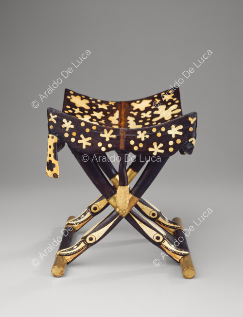 Treasure of Tutankhamun. Fake stool