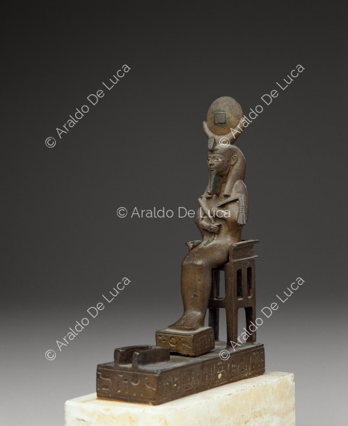 Bronze statuette of the god Osiris