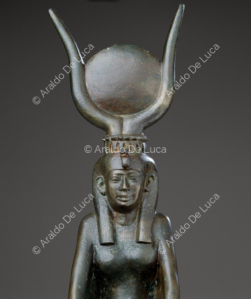 Bronze statuette of the goddess Isis