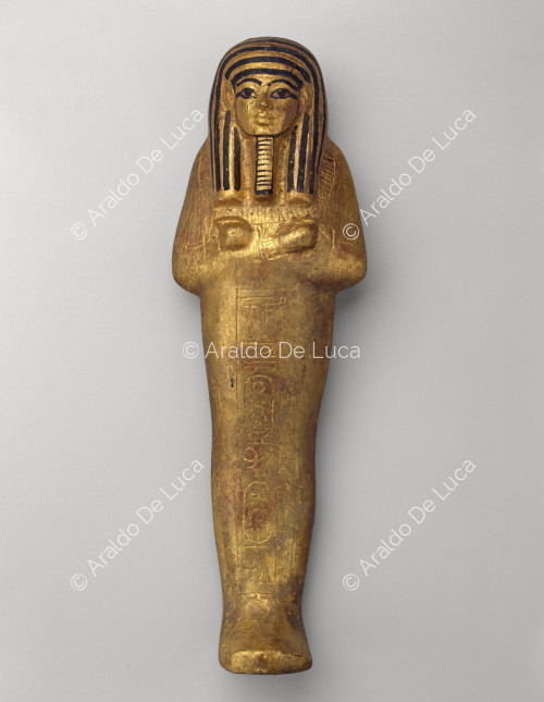 Der Schatz des Tutanchamun. Ushabty mit königlichem Bart