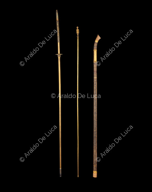 Treasure of Tutankhamun. Ceremonial sticks