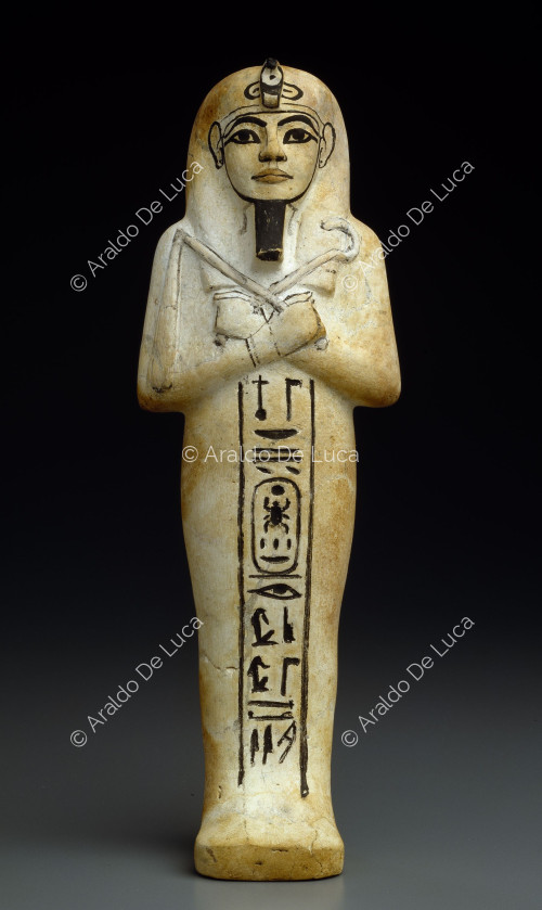 Treasure of Tutankhamun. Ushabty in limestone