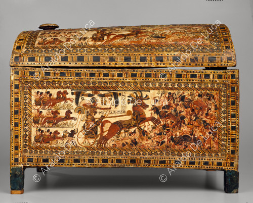 Treasure of Tutankhamun. Painted casket
