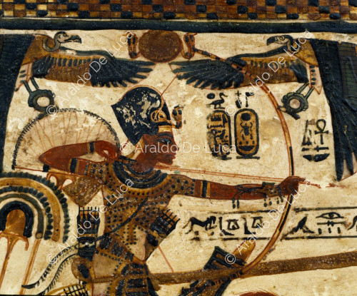 Der Schatz des Tutanchamun. Bemalte Schatulle