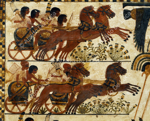 Tesoro de Tutankamón. Ataúd pintado