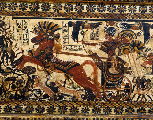Tesoro de Tutankamón. Ataúd pintado