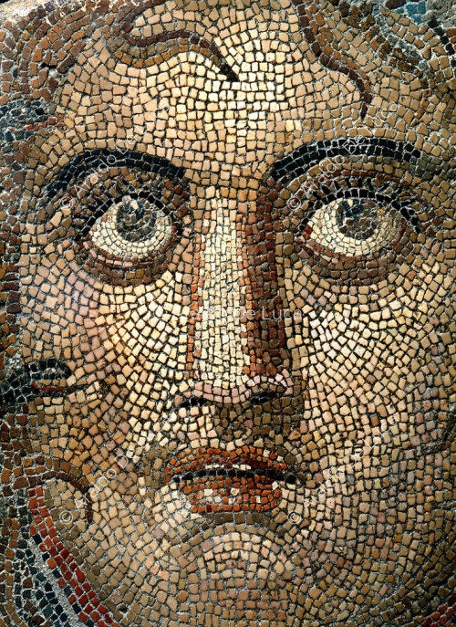 Mosaik mit Quallenkopf