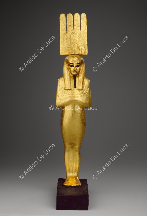 Der Schatz des Tutanchamun. Statue des Gottes Shu
