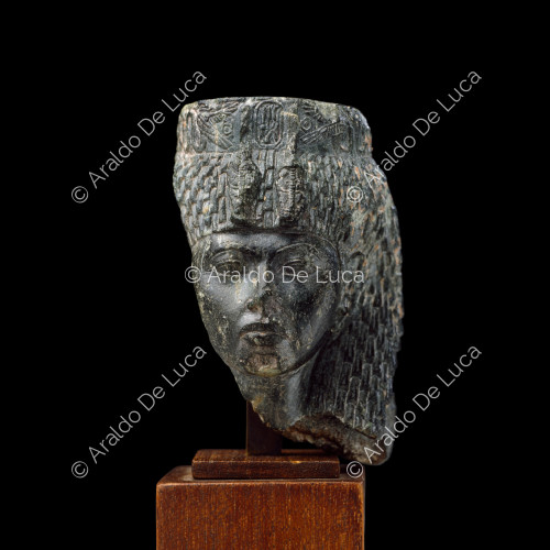 Kopf einer Teye-Figur