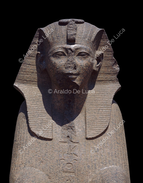 Sfinge di Thutmosi III, esterno del museo