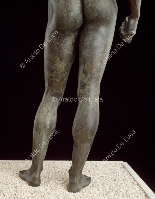 Riace-Bronzen. Amphiaraus, Bronze B. Ausschnitt