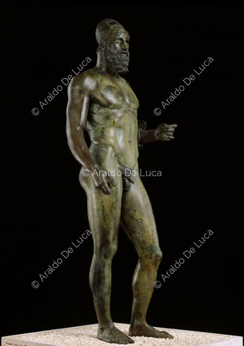 Statues en bronze de Riace. Amphiaraus, la statue de bronze B