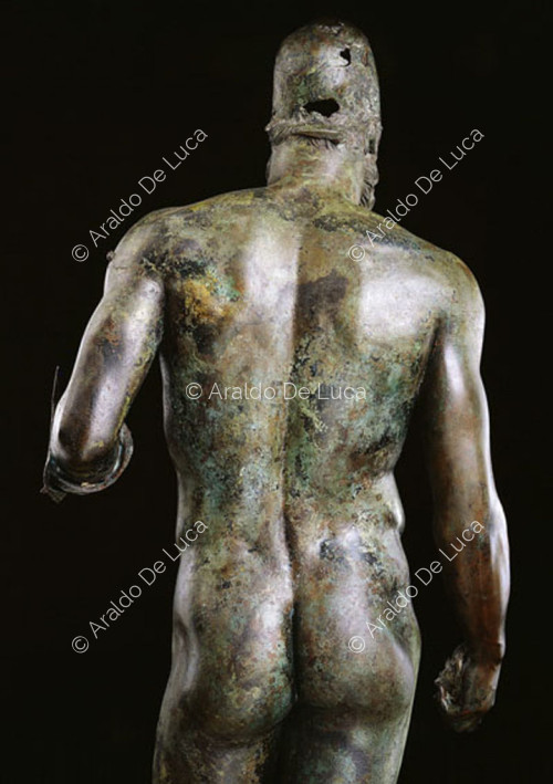 Bronzestatuen von Riace. Amphiaraus, der Bronze-B