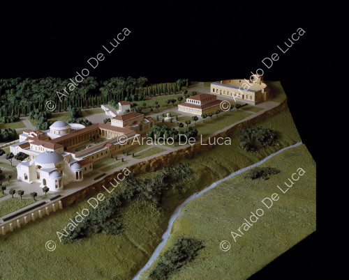 Miniatura de Villa Adriana. Detalle