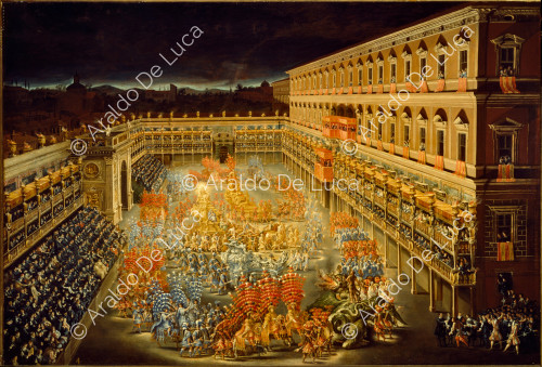 Palazzo Barberini : carrousels pour Christina de Suède