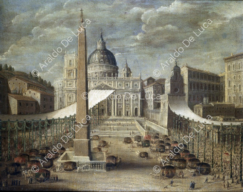 The arrival at the Quirinale of Nicolò Duodo