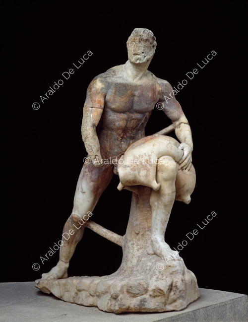 Statue depicting a companion of Ulysses (possibly Baio)