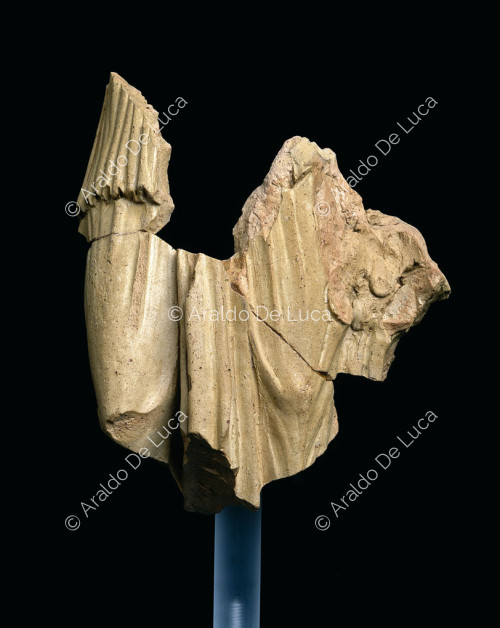 Fragment of a terracotta statue