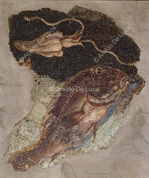 Mosaik mit Meereslandschaft