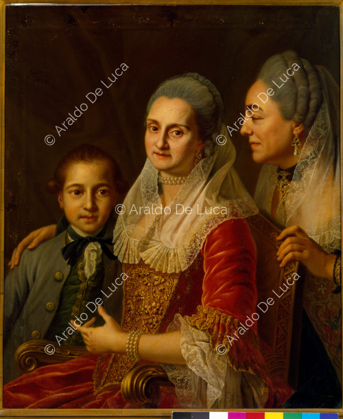 Porträt einer Frau mit Kind