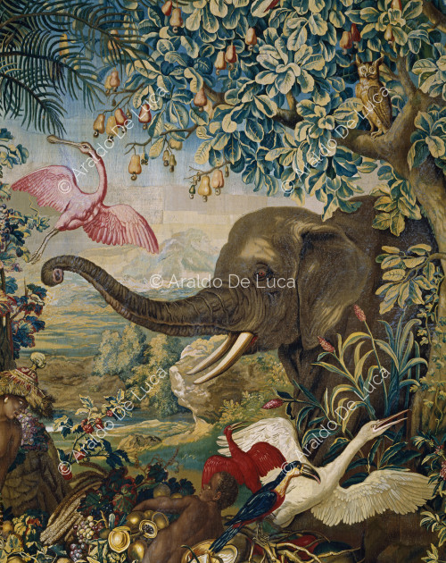 The Elephant in the Jungle. Detail