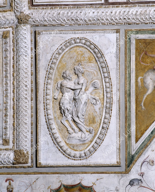 Fresco in the 'Library' room