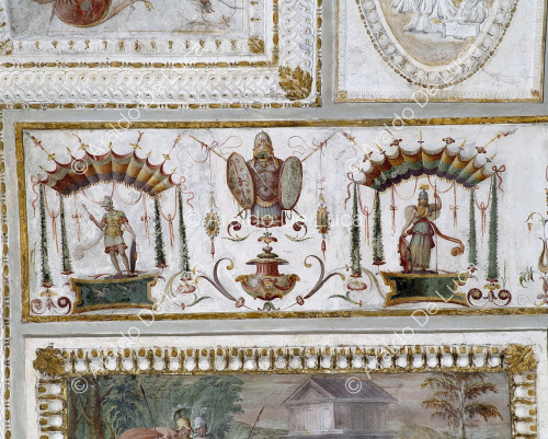 Fresco in the 'Library' room