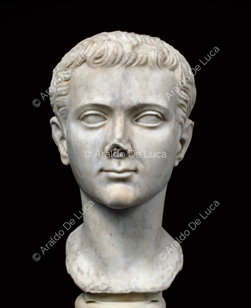 Kopf des Kaisers Tiberius