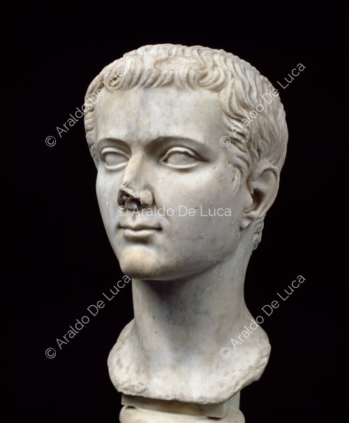 Kopf des Kaisers Tiberius